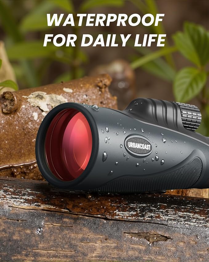 15x54 HD Monoculars for Adults High Powered, Waterproof Telescope with BAK4 Prism & FMC Lens, Monocular for Bird Watching, Hunting, Hiking, Camping, Sports