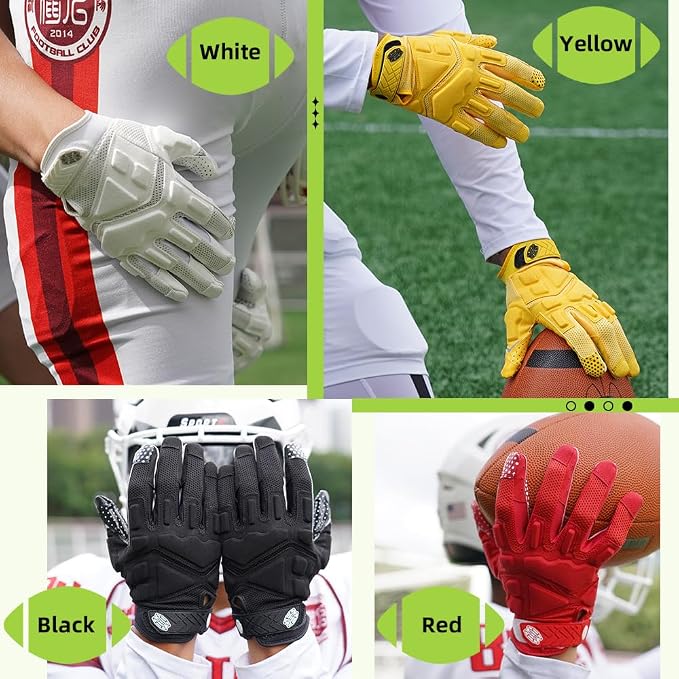 Seibertron Pro 3.0 Twelve Constellations Elite Ultra-Stick Football Receiver Gloves | Super Sticky Grip for Youth Kids Boys 8-12 Girls & Adult Men & Women, Perfect Sports Gift