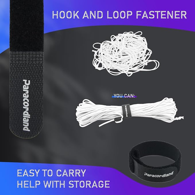 Paracordland-550LB Noctilucent Rope-100ft/500ft/1000ft 9 Strand Parachute Spool Cord for Military & Active Outdoors Camping Fishing,Survival Bracelet Tactical Parachute Paracord
