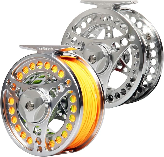 3/4 5/6 7/8 9/10WT Fly Fishing Reel with Line Combo 3 5 8 WT Fly Line Backing Leader CNC Machined Fly Reel
