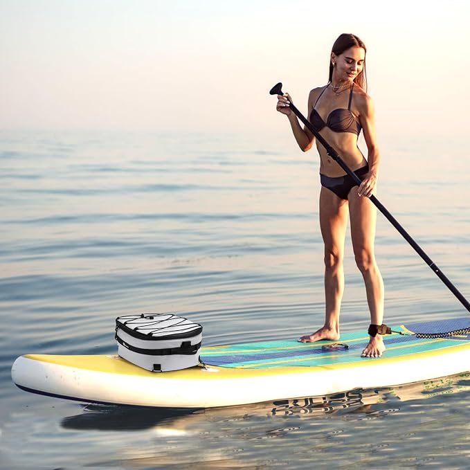 Paddle Board Cooler - Waterproof SUP Cooler Bag for Stand Up Paddle Board and Kayak - Leakproof Inflatable Cooler for SUP Accessories - Essential Paddleboard Accessory for Water Storage
