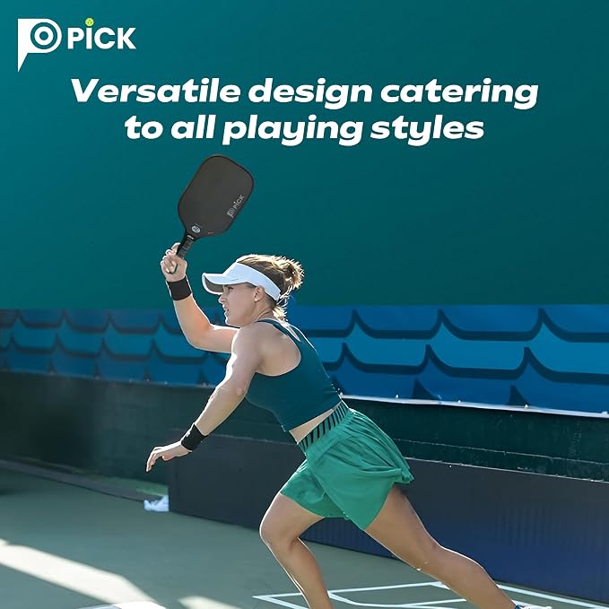 PiCK TRP700 Professional Raw Carbon Fiber Pickleball Paddles, Unibody Foam Injected, Thermoformed Polypropylene Honeycomb Core, USA Pickleball Approved (TRP700)