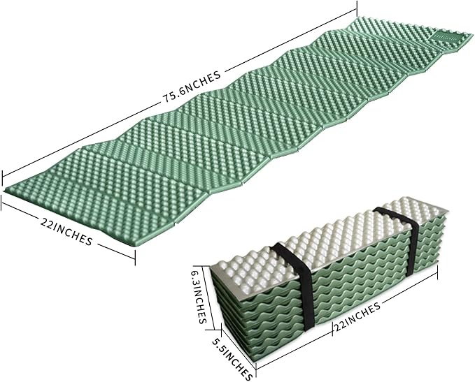 Camping and Backpacking Foam Sleeping Pad