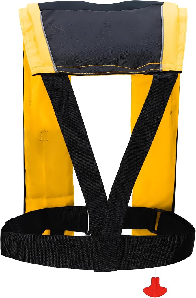 Automatic Inflatable Life Jackets for Adults Life Vests PFD Low Profile Load Capacity Up to 330lbs