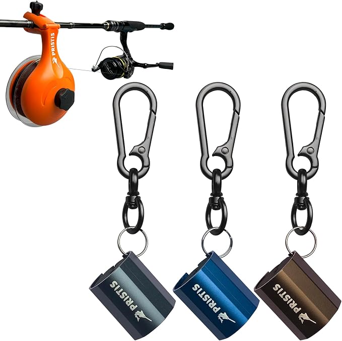 Pristis Functional Fishing Tool Combination, 3 Pack Fishing Rod Clips & Fishing Line Winder, A Wonderful Option for Angler