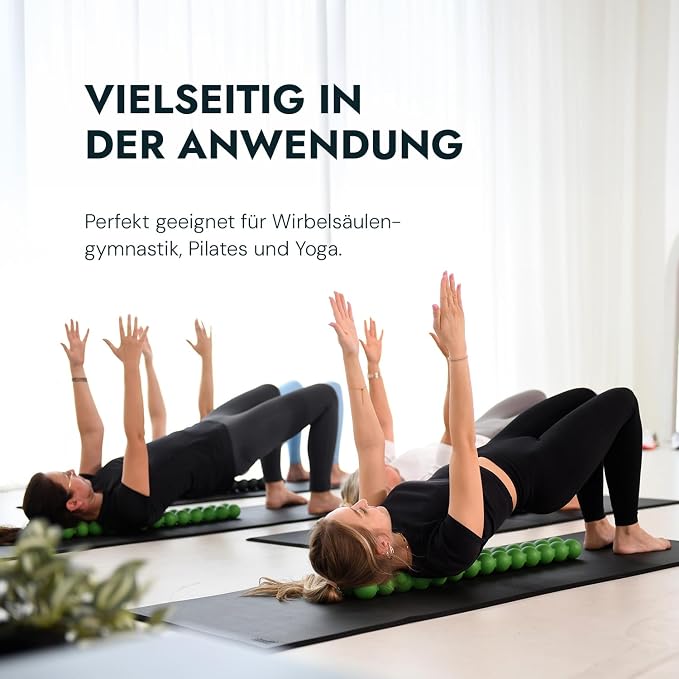 SPINEFITTER by SISSEL Purple Red | Massage Device for Back & Balance | Back Trainer Relieves Tension & Blockages | Ideal for Pilates and Yoga | for Relaxation of the Spine | for Home & Professional