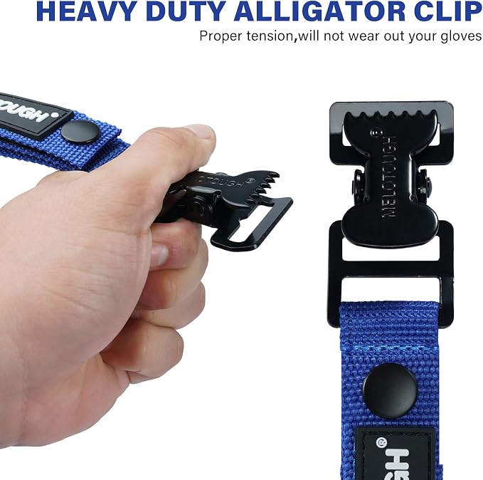 MELOTOUGH Work Glove Holder Glove Strap Quick Leash With Alligator Clip…