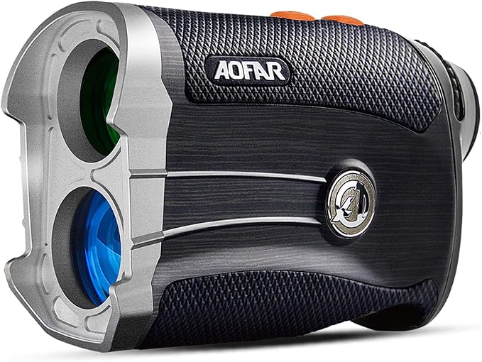 AOFAR GX-2S Rangefinder for Golf & Hunting with Slope and Angle Switch, Flag-Lock with Vibration, Horizontal Distance, 600/1000 Yards Distance Measuring Range, 6X Waterproof, Free Battery