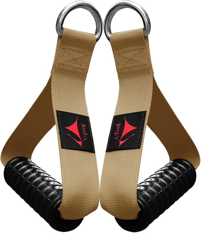Heavy Duty Gym Workout Handles Attachment for Cable Machine,Resistance Band,Pulley System Home Exercise Equipment, Comfortable and Stronger Grip