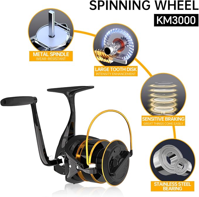 All-in-One Telescopic Fishing Rod Reel Combo Kit - 100M Line, Lures & Case for Saltwater/Freshwater