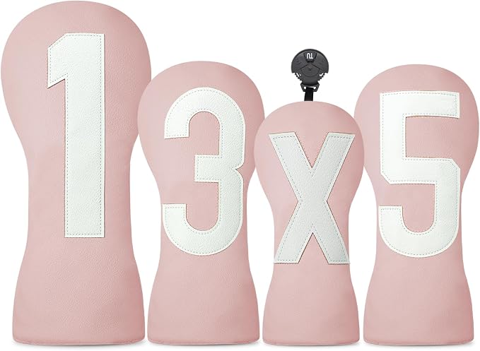 Premium Golf Head Covers - Golf Driver Head Covers, Protects Against Scratches and Damage, Specifically Designed for Fairway Woods.