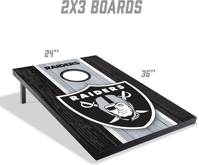YouTheFan NFL 2' x 3' Portable Cornhole Game with Logo Bags