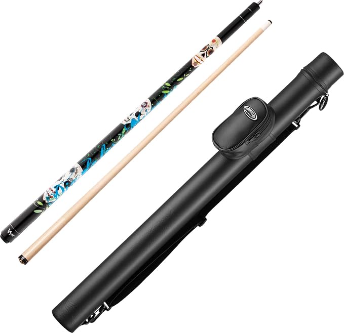 Viper Underground Dia de Los Muertos Cue and Casemaster Q-Vault Supreme Black Cue Case