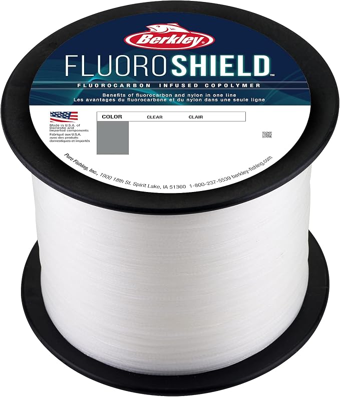 Berkley FluoroShield Fluorocarbon Fishing Line, Clear
