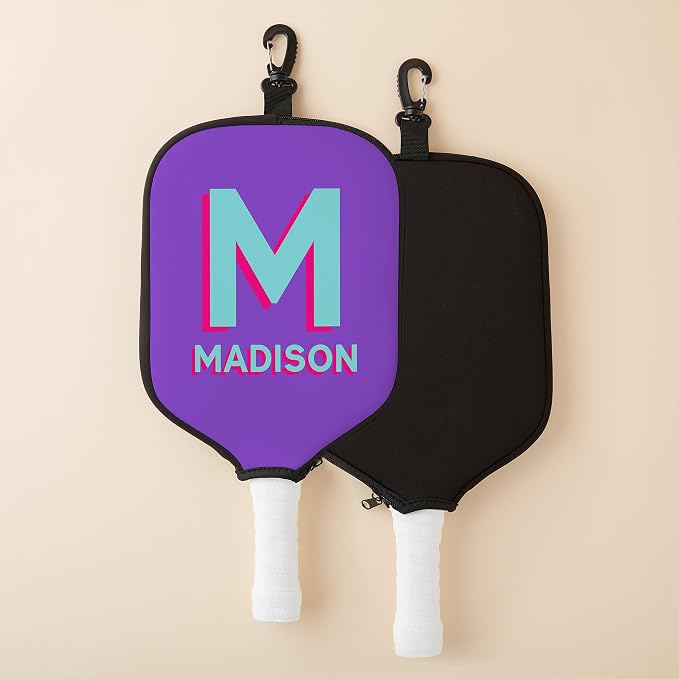 Personalization Universe Shadow Name Personalized Pickleball Paddle Cover
