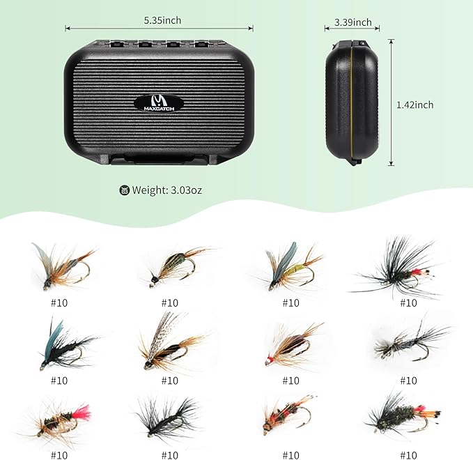 M MAXIMUMCATCH Maxcatch Extreme Fly Fishing Combo Kit 3/5/6/8 Weight, Starter Fly Rod and Reel Outfit, with a Protective Travel Case