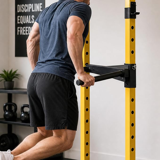 Fitvids Upgraded Adjustable Jammer Arms, Lever Arms, Monolift Attachments Rated 600 LB Per Arm, Fits Racks at All Post Sizes and Hole Sizes, Pair