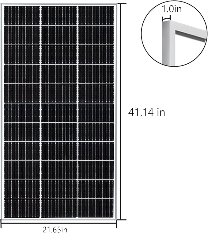200 Watt 12Volt/24Volt Solar Panel Starter Kit 2PCS 105W Monocrystalline Module 20A Charge Controller for RV, Boats, Trailer, Camper,Cabin Off-Grid System(200W Solar kit)