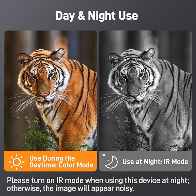 Teslong Night Vision Goggles for Adults, Night Vision Binoculars Starlight Full Color, Infrared Goggles w/ 3'' Screen, 10X Digital Zoom, 492FT Range, 5000mAh Battery NVG