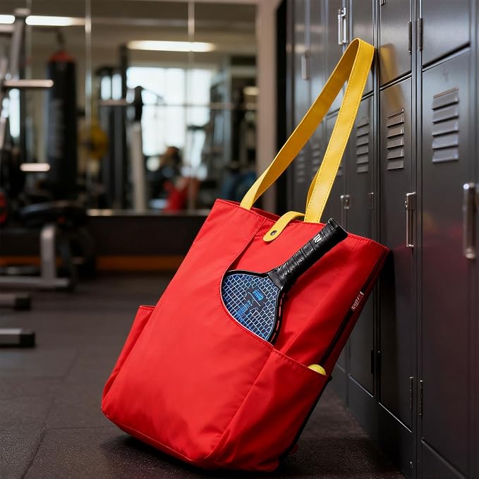 harayaa Pickleball Racket Bag Pickleball Tote Bag Pickleball Shoulder Bag Pickleball Handbag Versatile Polyester Construction Handle Roomy