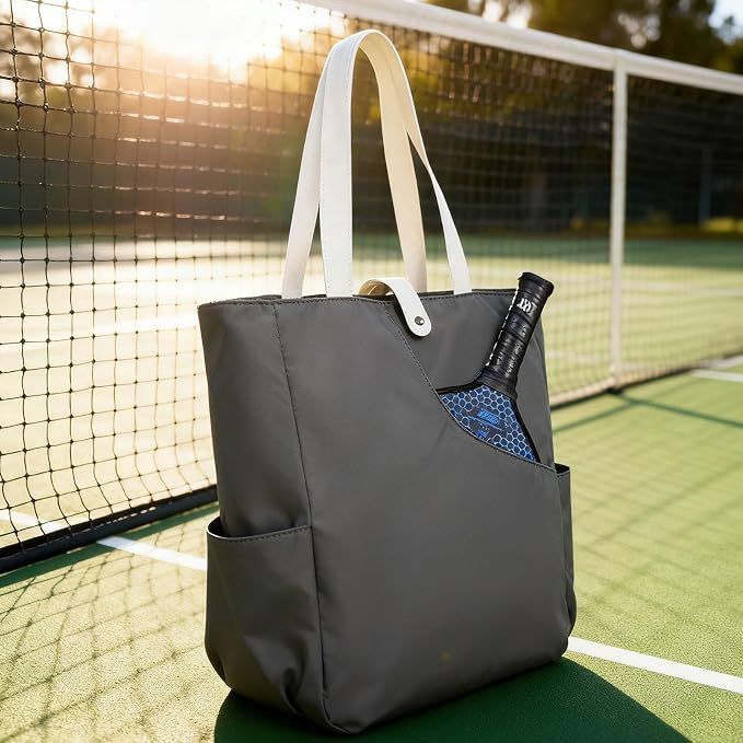 harayaa Pickleball Racket Bag Pickleball Tote Bag Pickleball Shoulder Bag Pickleball Handbag Versatile Polyester Construction Handle Roomy