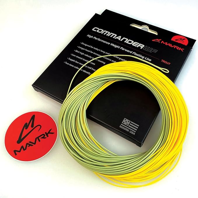 MAVRK USA Fly Fishing Line | Euro Nymph & Floating Lines | Level ESN Mono & Weight Forward Designs | High Visibility, Low Stretch, Freshwater Trout