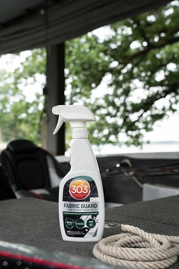 Restores water and stain resistance on boat covers, canvas, and marine fabrics. | boating-cleaners