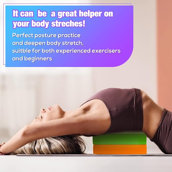 Hanaive 2/4/6 Pcs Balance Pad Foam Pad 11.81 x 7.87 x 1.97 Inch Yoga Mat Non Slip Cushion Exercise Knee Mat for Fitness Stability Stretching, Pilates, Physical Therapy, Core Trainer