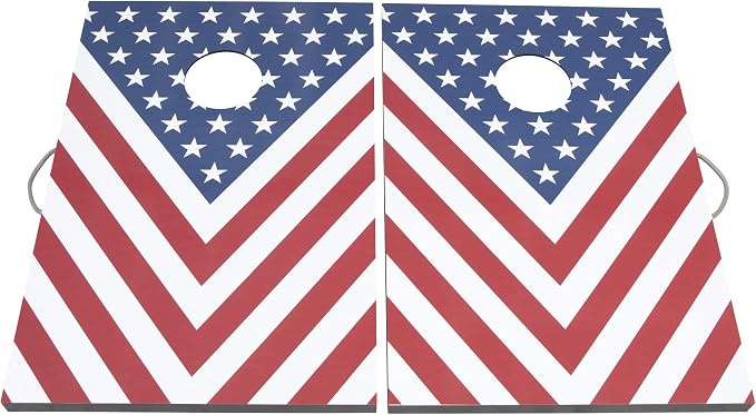 Triumph Sports 2x3 Premium Cornhole Sets - LED Options Available - 8 Bean Bag Toss Bags and Cornhole Boards Included