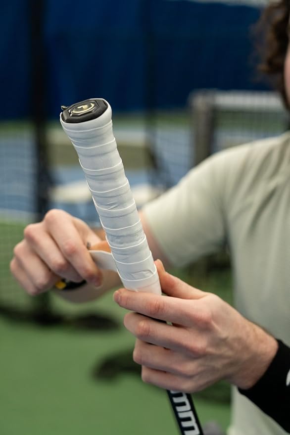 Gamma Sports PureTac Tennis Overgrip, Extra Tacky Racquet OG, Moisture Absorbent, Packs Available, Superior Playability, Racket, Pickleball, Platform, Badminton, Paddle
