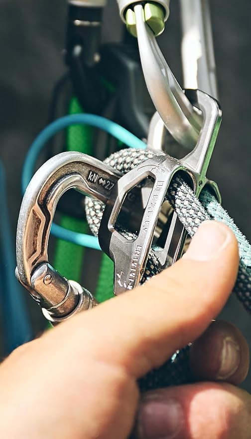 EDELRID Unisex - Adult Nano Jul Fuse Device, Slate, One Size