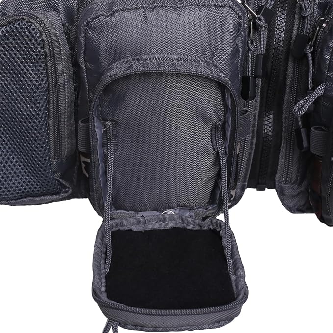 Kylebooker Fly Fishing Vest Pack Adjustable for Men and Women