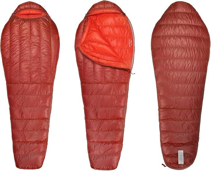 Mountaintop Ultralight Mummy Down Sleeping Bag 650 Fill Power Duck Down Suits for 32 Degree F for Camping Hiking Backpacking