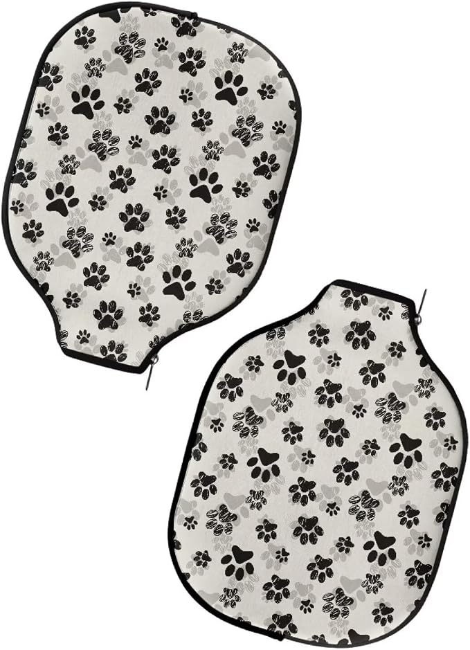 Pickleball Paddle Covers, Fits Standard Pickleball Racquets, Durable Zippered Paddle Cover Universal 8.6 x 11.4Inch
