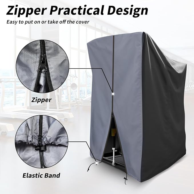XYZCTEM Treadmill Cover - Dustproof Waterproof Folding Treadmill Cover for Indoor Outdoor Use