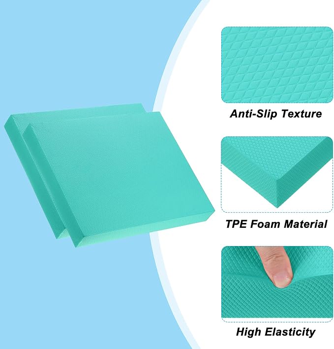 PATIKIL Balance Pad Non-Slip TPE Foam Pad Cushion Exercise Yoga Mat Knee Pad for Fitness Stability Core Training Stretching