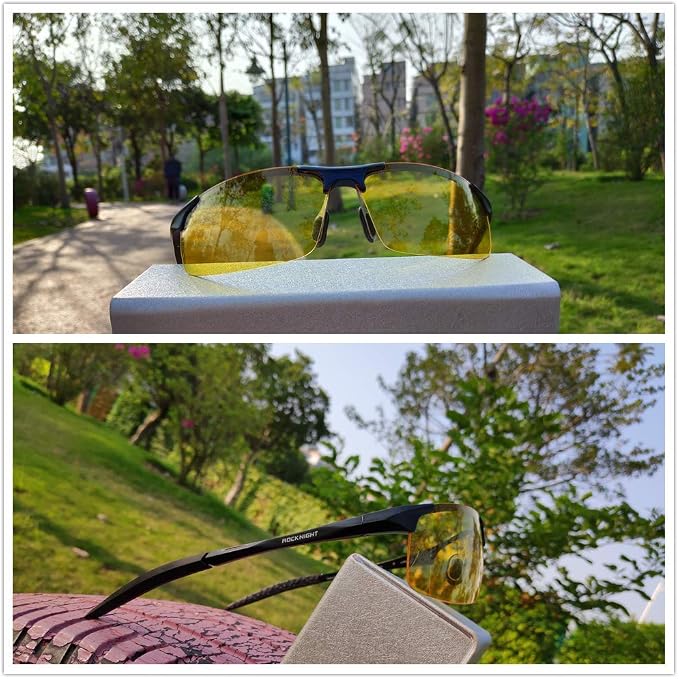 ROCKNIGHT HD Polarized UV400 Protection Outdoor Hiking Sunglasses
