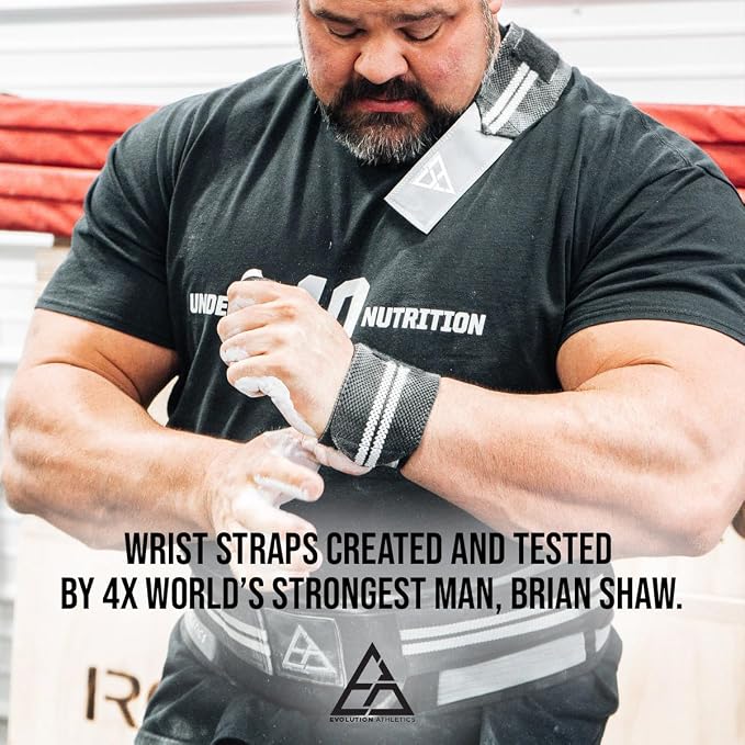 Evolution Athletics Sport Lifting Wraps and Straps for Weightlifting, Powerlifting, Strength Training