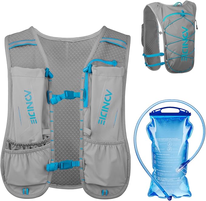 Azarxis Hydration Running Vest Backpack Pack 5L 5.5L for Women and Men Jogging Trail Race Marathon Cycling Hiking