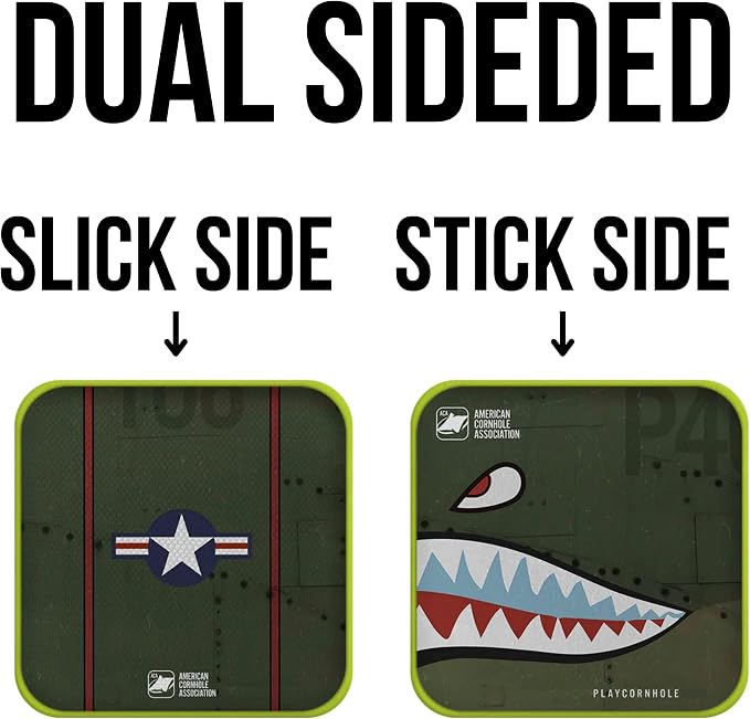 ACA Synergy Edge Professional Cornhole Bags Dual Sided 6x6 Bomber
