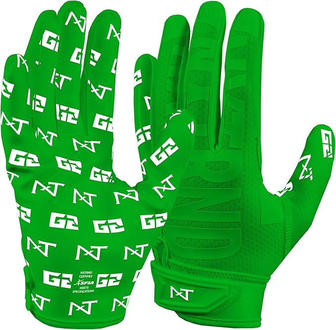 Nxtrnd G2 Pro Football Gloves, Men's Ultra Sticky Elite Receiver Gloves
