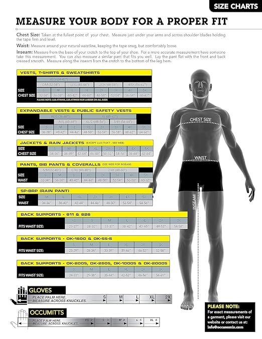OccuNomix LUX-HDS2T3-Y3X Heavy Duty Solid/Mesh Two-Tone Surveyor Vest with Zipper, 8 Pockets, Class 3, 100% ANSI Polyester, 3X-Large, Yellow (High Visibility)