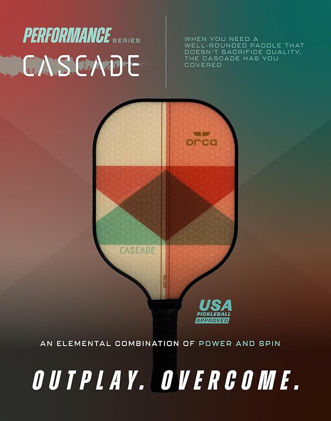 Orca Pickleball Paddles, Performance Series Pickleball Paddles Designed for Control and Precision, USA Pickleball Approved
