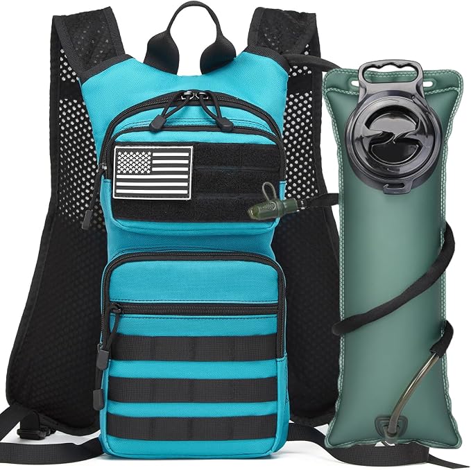 Insulated Hydration Pack Hiking Water Backpack Running Vest with 3L TPU Bladder Bag for Marathon Cycling Men
