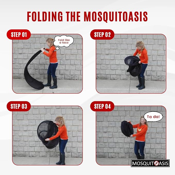 Wicked Cool MosquitOasis Deluxe Pop-Up Mosquito Net Tent for Summer Camps and Camping
