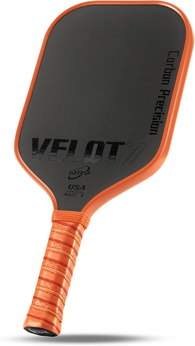 Pickleball Paddles,Pickleball Paddle,Carbon Fiber Pickle Ball Paddle-16MM,Hot Pressing Process Racket for Lightweight,Superior Control,Spin,Power and Consistency,USAPA Approved