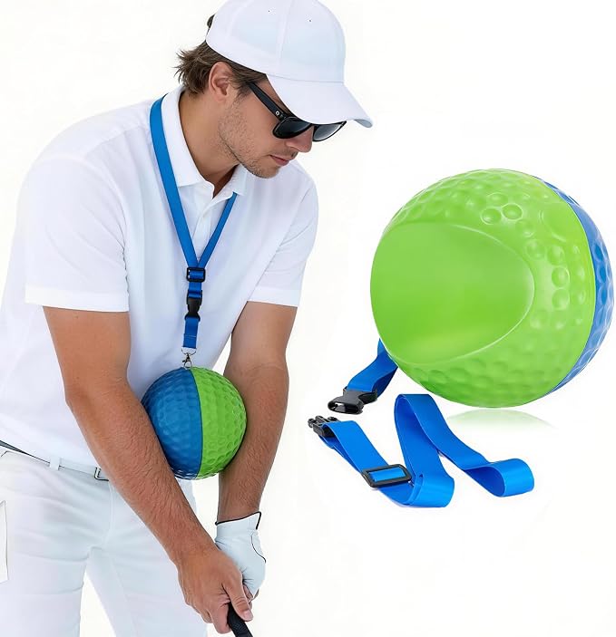 Golf Training Aid Ball, Swing Trainer for Impact Precision & Consistent Swings, Fixes Slicing, Scooping & Chicken Wing, Simple Effective Golf Training Tool