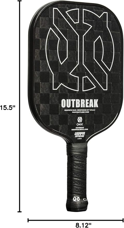 Onix Outbreak Pickleball Paddle Reinforced by TeXtreme® Technology for Improved Performance and Stronger Play