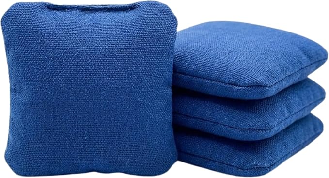 Professional Dual Sided Cornhole Bags- 16 oz 6x6 w/Premium Resin Fill - Official Tournament Slide/Stick Pro Bean Bags - Regulation/Approved