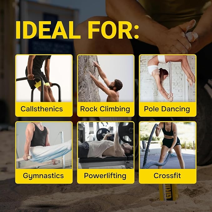 GRIPZILLA Liquid Chalk Kit Gym Chalk for Weight Lifting, Rock Climbing, Pole Grip, Bouldering, Powerlifting, Ball, Gymnastics, Sports, and Workout - Package May Vary